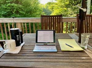 Writing at the Cabin