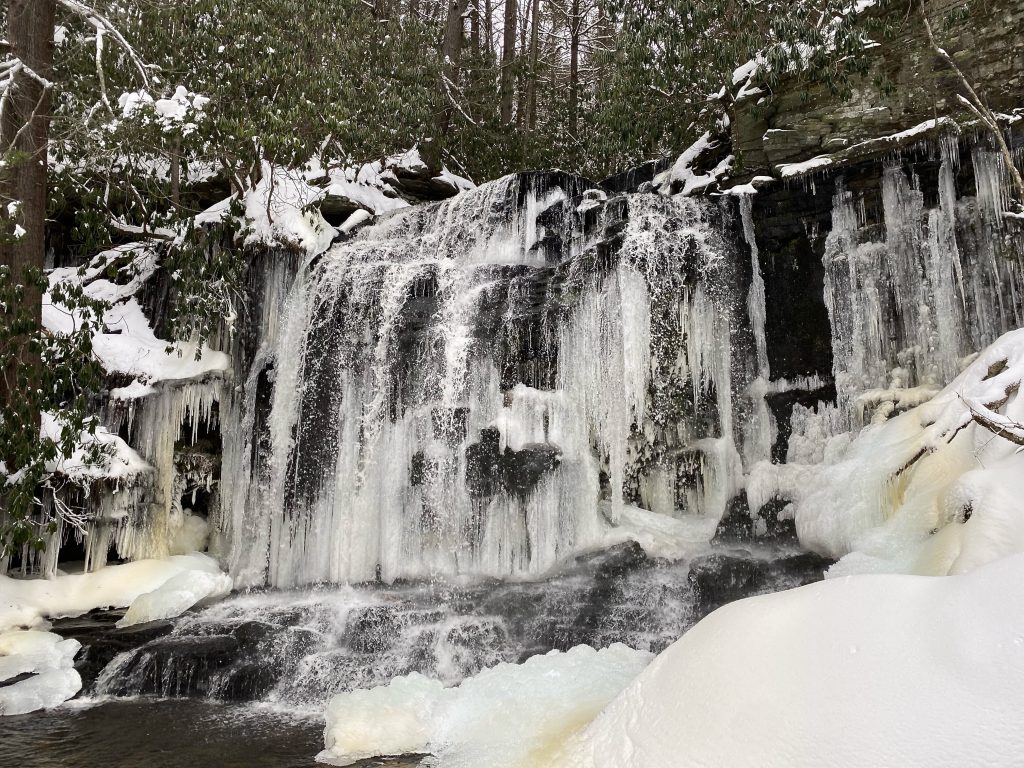 Snowy Waterfall